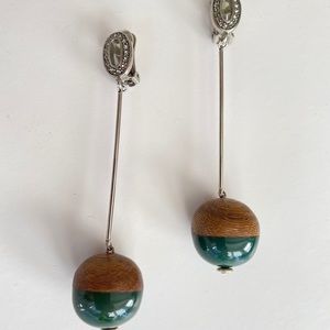Lela Rose ball drop earrings